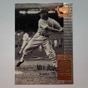 1999 Upper Deck Century Legends New York Giants Baseball Card #42 Mel Ott